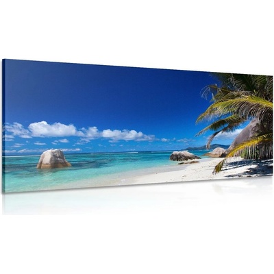 Obraz pláž Anse Source - 120x60