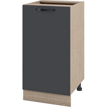 Image 1 of ИРИМ Долен кухненски шкаф Сити МФ-Карбон мат-11-28 45 см