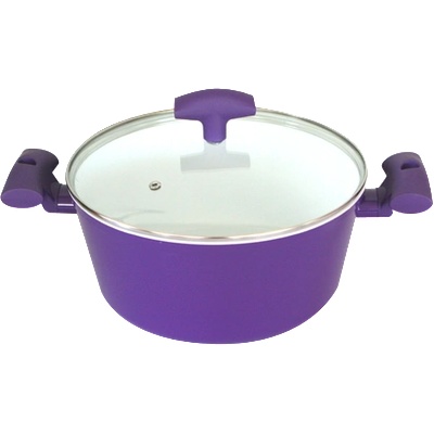 Grammy GRAMMY-30.26P/W Тeнджера 26 см CERAMIC ЛИЛАВА (018328)