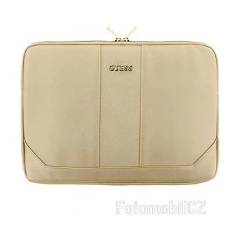 Pouzdro Guess GUCS13TBE 13" beige