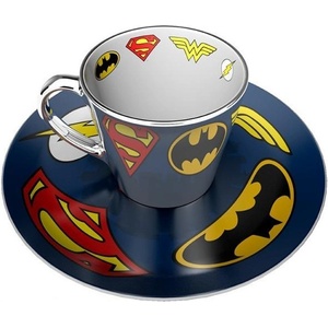 ABYstyle Комплект ABYSTYLE DC COMICS Mirror mug & plate set Logo (ABYSTYLE-MMP002)
