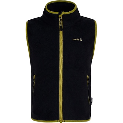 Kamik Детски поларен елек Kamik Kid's Phoenix Fleece vest - Black / Sage - размер 116 (EU) (703-5359-0115)