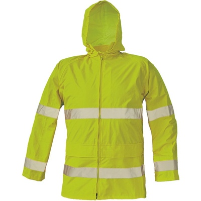 Cerva pánská reflexní Hi-Vis nepromokavá lehká bunda Gordon žlutá