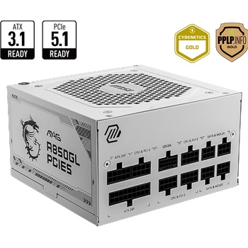 MSI MAG A850GL PCIE5 850W 80 PLUS Gold (306-7ZP8A11-CE0)