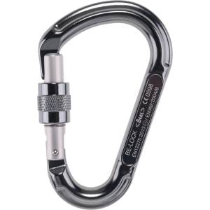 Beal HMS карабинер Beal Be Lock Screw Screwgate carabiner - Matt Grey - размер One Size (322-0246-0111)