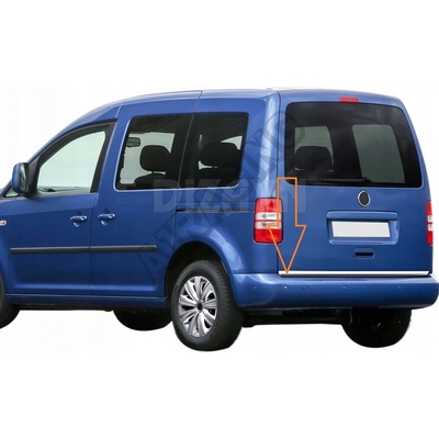 Nerez lišta hrany kufra VW Caddy 2004-2014