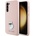 KARL LAGERFELD Кейс Karl Lagerfeld Silicone Choupette Metal Pin за Samsung Galaxy S23 Plus, розов (KF001996-0)