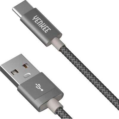 YENKEE Кабел Yenkee - 301 GY, USB-A/USB-C, 1 m, сив (2075100280)