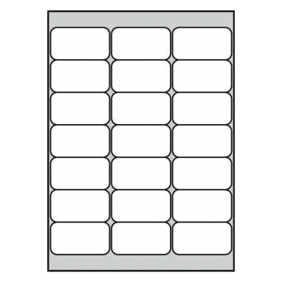 Etikety univerzálne 63,5x38,1mm Agipa A4 100 hárkov