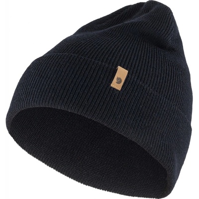 Fjällräven čepice Classic Knit Dark Navy