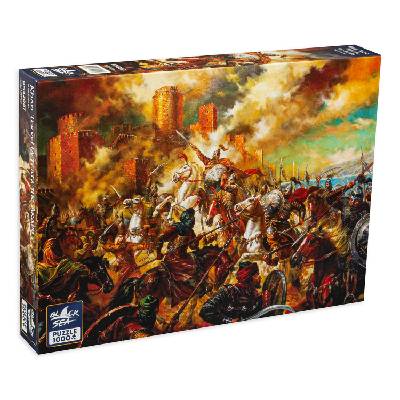 Пъзел Black Sea от 1000 части - Хан Тервел разгромява арабите, Васил Горанов (TYPZ0006498N)