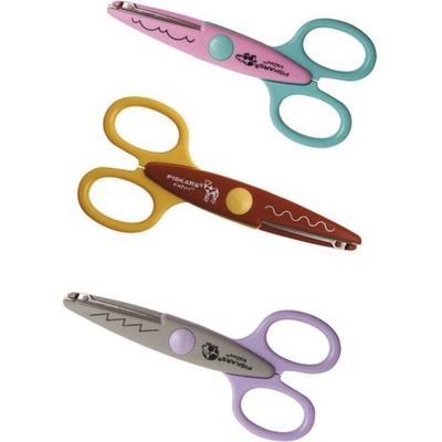 Fiskars Kidzors Sada detských tvarových nožníc vzory zvieratá ZOO 1003846