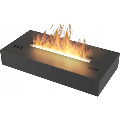Simplefire Voľne stojaci biokrb 50 x 8 x 25 cm čierny