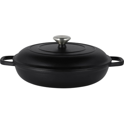 Silvercrest Liatinová servírovacia panvica Premium, 31 cm čierna 100409626