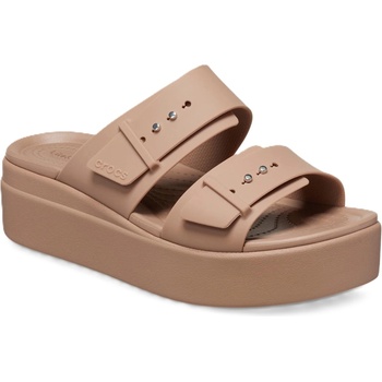 Crocs Сандали Crocs Women's Brooklyn Flat Sandals - Latte