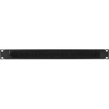MIRSAN mr. ofb1u19.01 : : Аранжиращ панел, 1u, 19", с четка, черен (mr.ofb1u19.01)