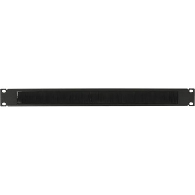 MIRSAN mr. ofb1u19.01 : : Аранжиращ панел, 1u, 19", с четка, черен (mr.ofb1u19.01)