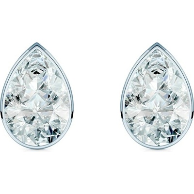 SAVICKI Náušnice Pure biele zlato, laboratórne diamanty PURE-K-PE-050-LAB-B