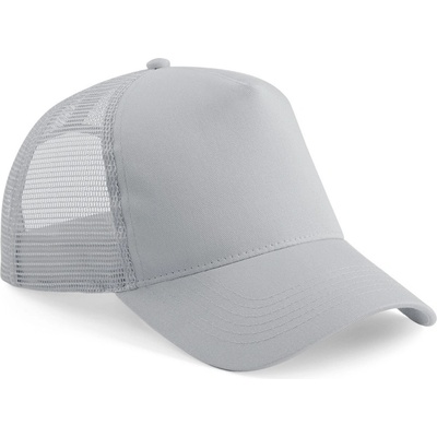 Beechfield B 640 Trucker 5 panelová COT530640x2099-light grey/ Šedá světlá