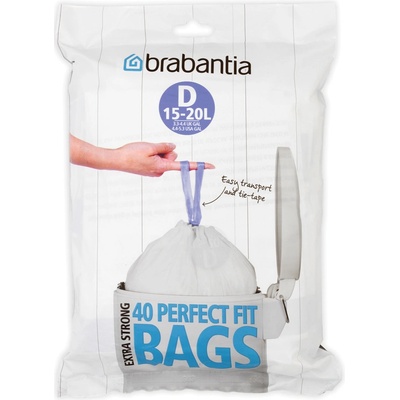 Brabantia PerfectFit pytle 15-20 L D – 40ks sáčků v roli 18µm