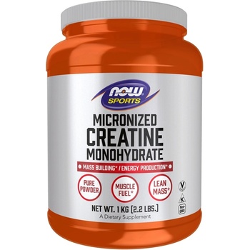 NOW NOW Micronized Creatine Monohydrate Powder, 1000 Grams