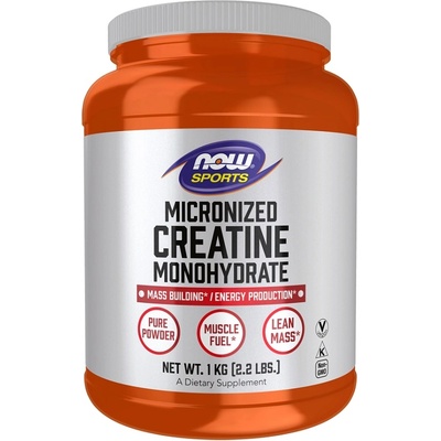 NOW NOW Micronized Creatine Monohydrate Powder, 1000 Grams