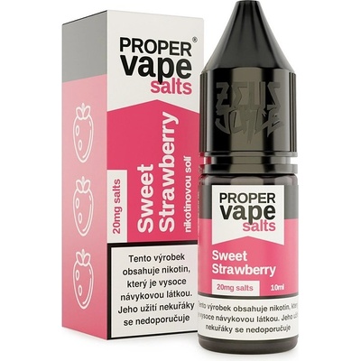 Zeus Juice Proper Vape Sweet Strawb. 10 ml 20 mg