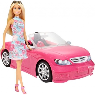 Mattel Barbie autíčko pre Kabriolet ZA0757 ružové