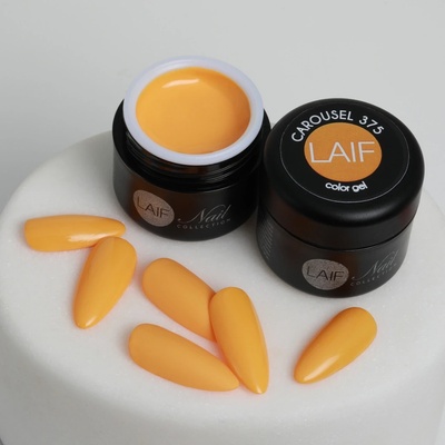 Laif Barevný UV/LED gel žlutý CB 375 Carousel 6 ml