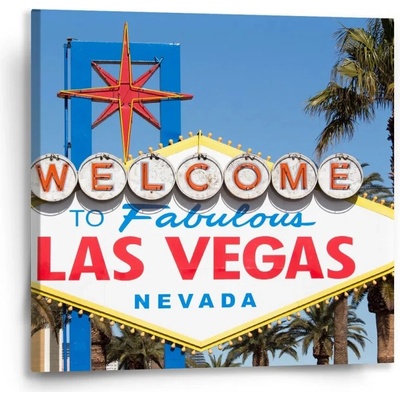 Sablio Obraz Welcome to Las Vegas - 50x50 cm