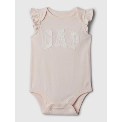 GAP Baby body s logom Ružová 6-12M