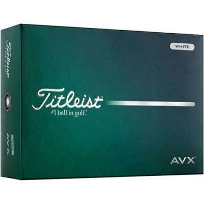 Titleist AVX bílé s potiskem 24 ks