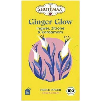 Shoti Maa Bio čaj Ginger Glow zázvor citron a kardamom 16 čajových sáčků