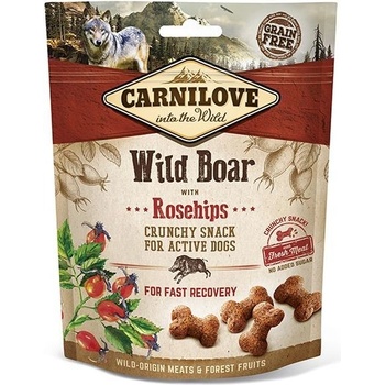 Carnilove Dog Crunchy Snack Wild Boar with Rosehips with fresh meat 200 g