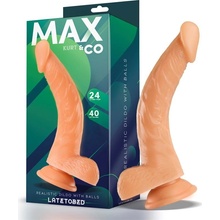Max & Co Kurt Realistic Dildo with Testicles 9,4" 24cm
