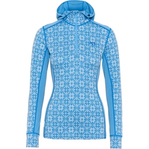 Kari Traa Дамско мериносово термобельо Kari Traa Women's Rose Hood Merino base layer - Ocean (115-0559-3112)