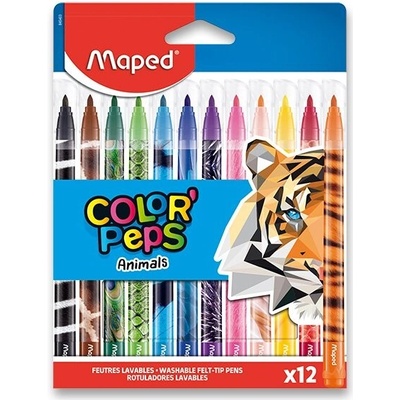 Maped Fixy Color'Peps Animals 456287 12 barev