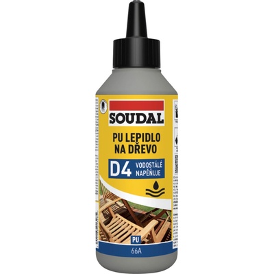 SOUDAL 66A PU Lepidlo na drevo 750g