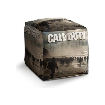 Sablio Taburet Cube Call of Duty Normandie: 40x40x40 cm