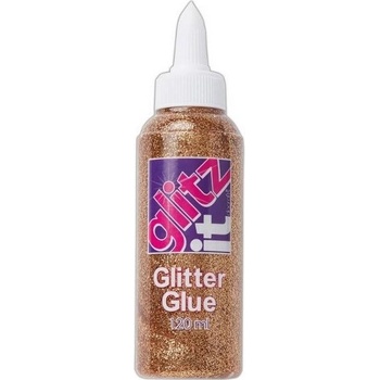 West Desing Třpytivé lepidlo 120ml bronzové