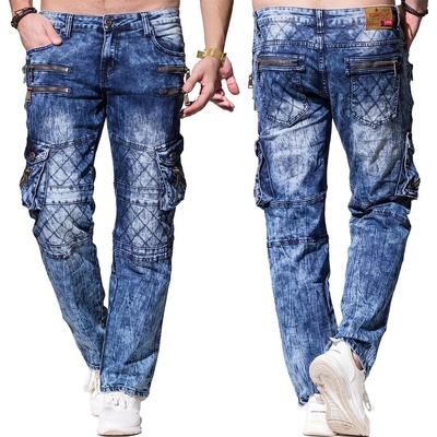 Kosmo Lupo kalhoty pánské KM060 Jeans džíny kapsáče jeans