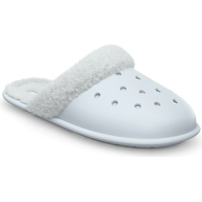 Crocs Classic Fuzz Scuff svetlo modrá