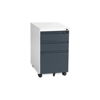 Image 1 of Plesio Метален контейнер с 3 чекмеджета графит/сив