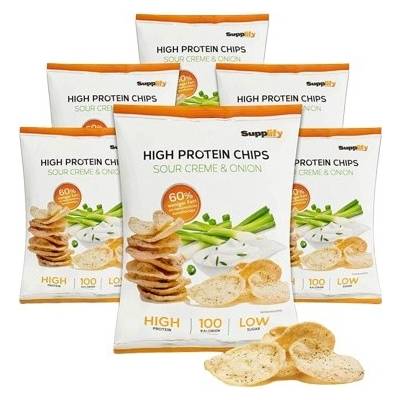 Supplify High Protein Chips kyslá smotana cibuľa 50 g