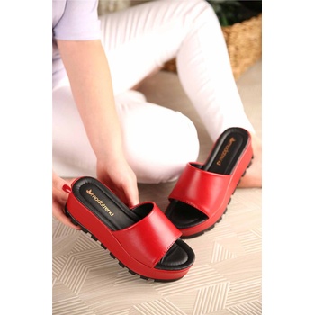 Moda Trend Дамски чехли - Червени 304848 (304848_Червен)