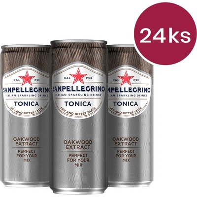 Sanpellegrino Tonic plech 24 x 330 ml