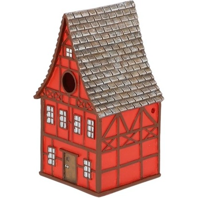 Esschert Design Ptačí budka Framing House 25 cm červená