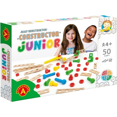 Alexander Toys Дървен конструктор Alexander, 50 части (AL2560)