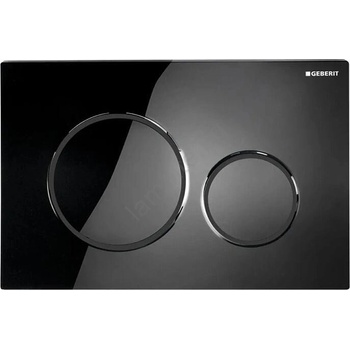 Geberit 115.882. DW. 1 - Бутон за промиване Sigma20 24, 6x16, 4 cm черен (GB0030)