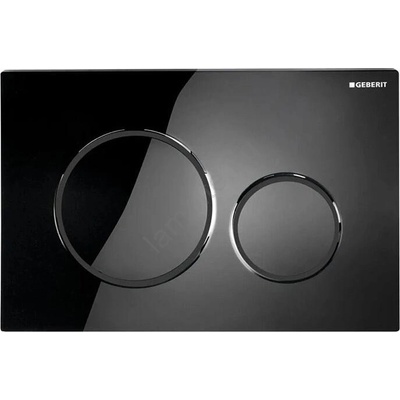Geberit 115.882. DW. 1 - Бутон за промиване Sigma20 24, 6x16, 4 cm черен (GB0030)